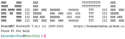 MikroTik Terminal